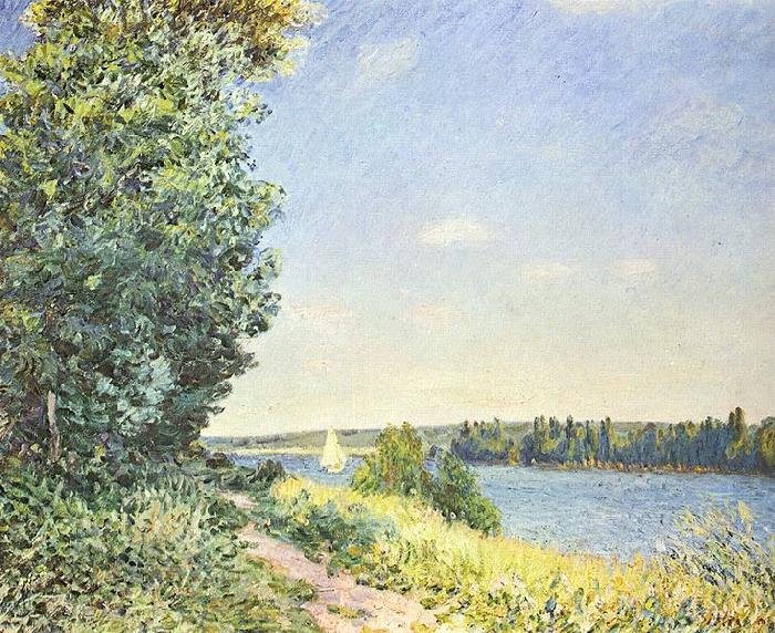 Alfred Sisley abends bei Sahurs